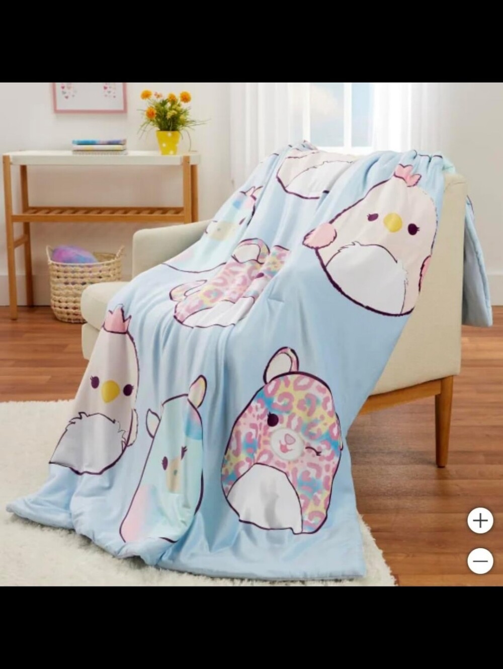 NEW Original Squishmallows Snuggle Throw 50x70 Carl Floyd Nestor LAST ONE
